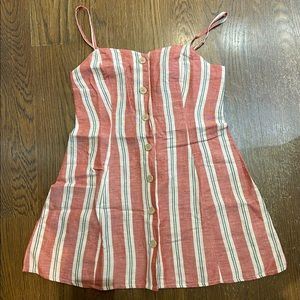 NWT Urban Outfitters Striped Linen Dress